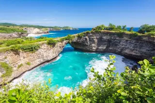 Foto arsip: Pantai di Nusa Penida, Bali.
