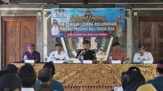 Foto arsip: Rapat Perbekel Kelurahan Gilimanuk, Melaya, Jembrana, Bali dalam rangka Penilaian Lomba kelurahan tingkat Provinsi Bali tahun 2024.
