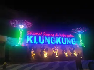 Foto arsip: Perbatasan antara kabupaten Gianyar dengan kabupaten Klungkung.